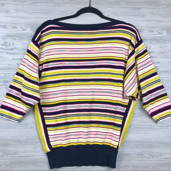 Anthropologie MOTH color striped sweater - Picture 2 of 7